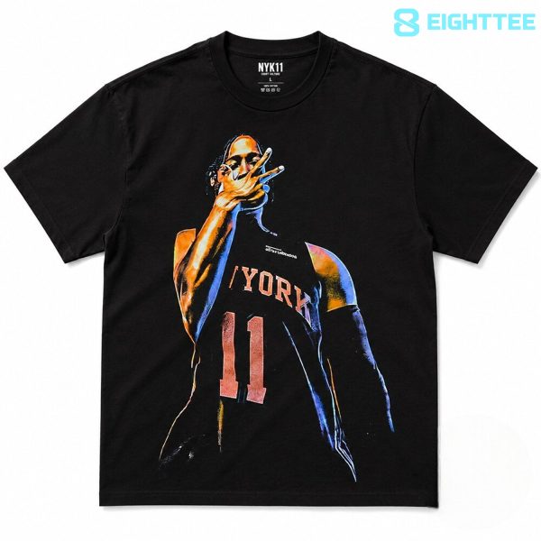 Alternative view of Ben Stiller Jalen Brunson Shirt 2026 NBA Finals T-Shirt