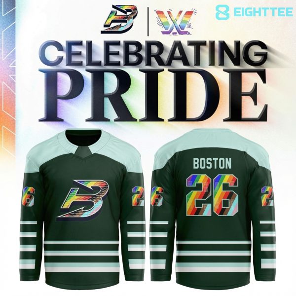 Boston Fleet Pride Month 2026 PWHL Game Custom Hockey Jersey
