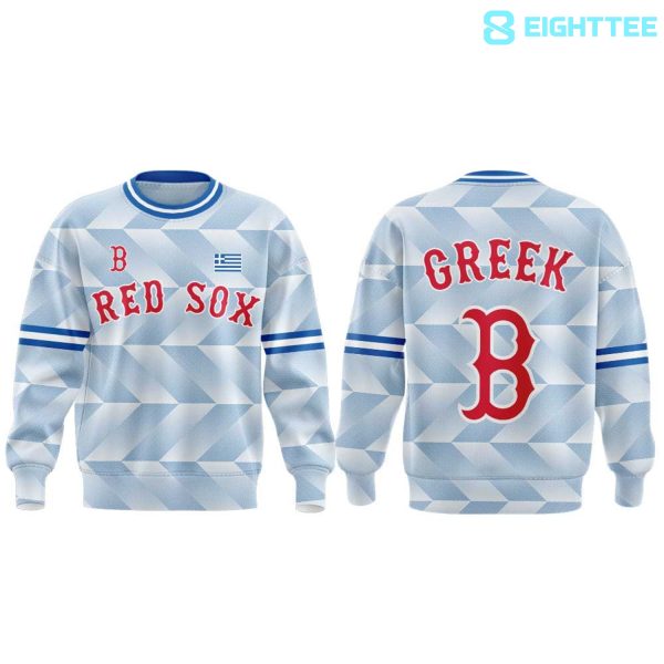 Alternative view of Boston Red Sox Greek American Celebration Night 2026 Sweatshirt