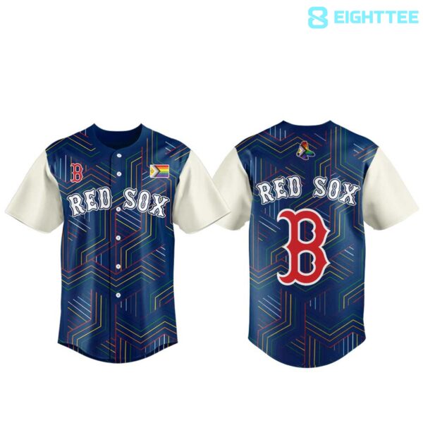 Alternative view of Boston Red Sox Happy Pride Night 2026 Jersey