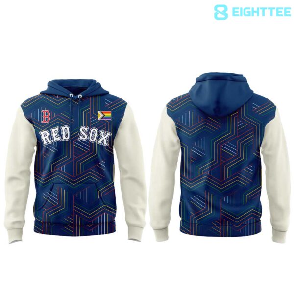 Alternative view of Boston Red Sox Happy Pride Night 2026 Special Hoodie