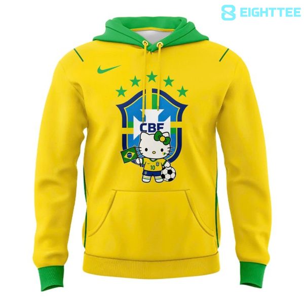 Alternative view of Brazil Soccer x Hello Kitty World Cup 2026 Limited Edition Hoodie