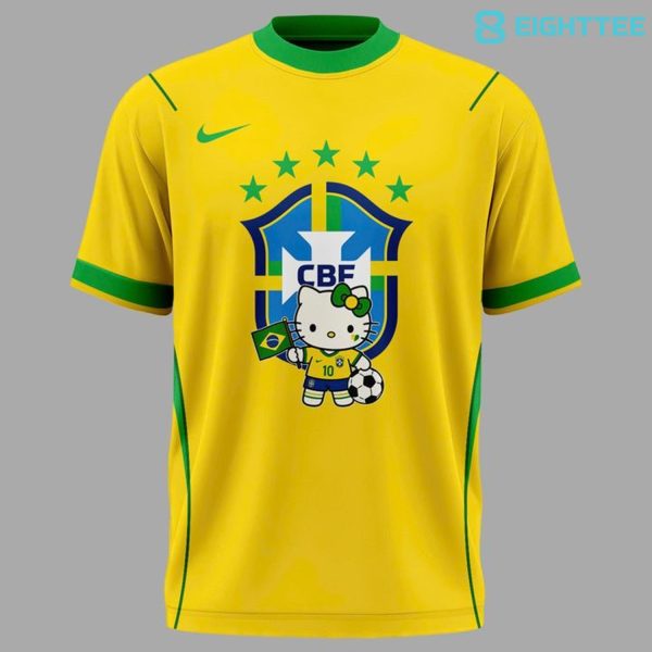 Alternative view of Brazil Soccer x Hello Kitty World Cup 2026 Limited Edition Shirt