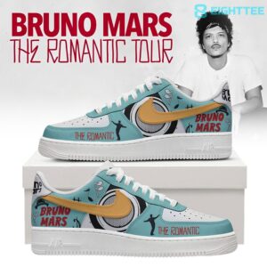 Bruno Mars The Romantic Tour 2026 Personalized AF1 Shoes by Eighttee.com Bruno Mars The Romantic Tour 2026 Personalized AF1 Shoes