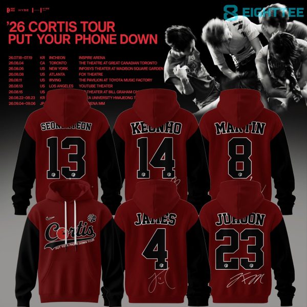 CORTIS Put Your Phone Down Tour 2026 Special Hoodie