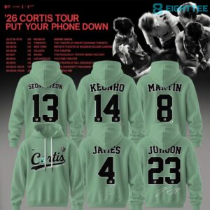 CORTIS Put Your Phone Down Tour 2026 Special Hoodie V2 by Eighttee.com CORTIS Put Your Phone Down Tour 2026 Special Hoodie V2