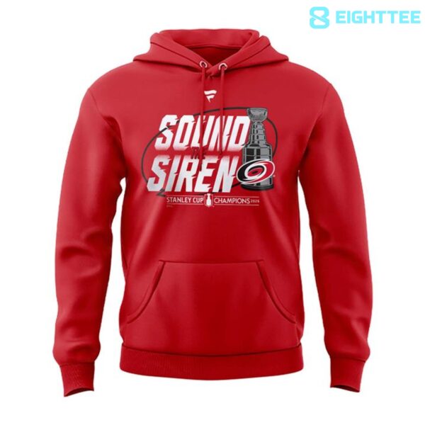 Alternative view of Carolina Hurricanes 2026 Stanley Cup Champions Parade Red Hoodie