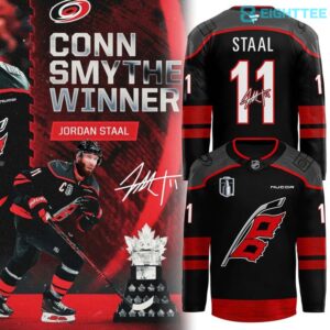Carolina-Hurricanes-2026-Stanley-Cup-MVP-Jordan-Staal-Hockey-Jersey-1.jpg Carolina Hurricanes 2026 Stanley Cup MVP Jordan Staal Hockey Jersey