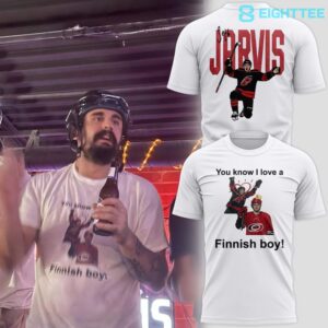 Carolina Hurricanes you know I love a Finnish boy Shirt by Eighttee.com Carolina Hurricanes "you know I love a Finnish boy!" Shirt