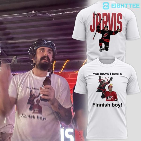 Carolina Hurricanes "you know I love a Finnish boy!" Shirt
