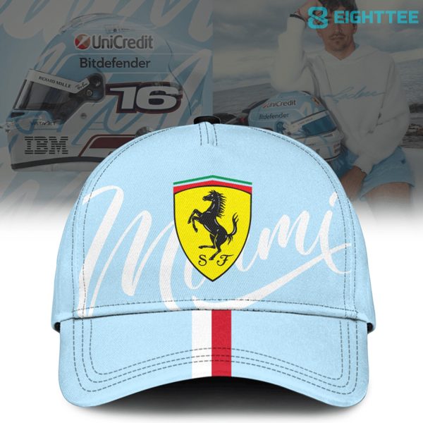 Alternative view of Charles Leclerc No.16 Miami GP 2026 Racing Football Jersey