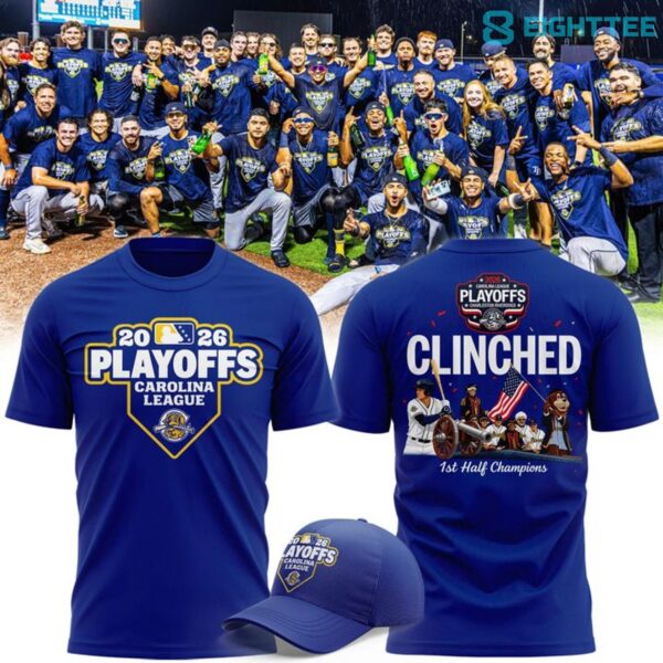 Charleston RiverDogs 2026 Carolina League Playoffs Shirt