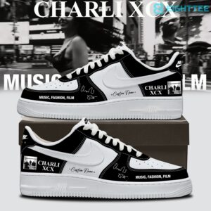 Charli XCX Album Music Fashion Film Black AF1 Shoes by Eighttee.com Charli XCX Album Music, Fashion, Film Black AF1 Shoes