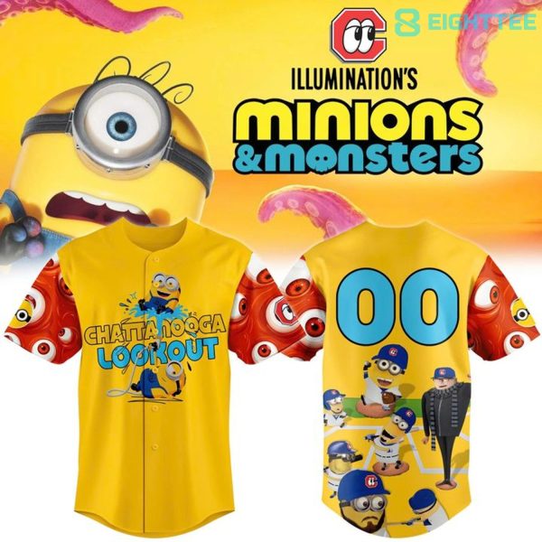 Chattanooga Lookouts x Minion and Monsters Baseball Jersey 2026