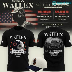 Chicago Bears x Morgan Wallen 2026 Limited Edition Black Shirt by Eighttee.com Chicago Bears x Morgan Wallen 2026 Limited Edition Black Shirt