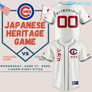 Chicago Cubs 2026 Japanese Heritage Night Special Baseball Jersey