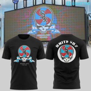 Chicago White Sox Grateful Dead Night Black Edition Tshirt by Eighttee.com Chicago White Sox Grateful Dead Night Black Edition T-shirt