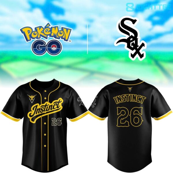 Chicago White Sox Pokémon Go Night Team Instinct Jersey - Special Edition