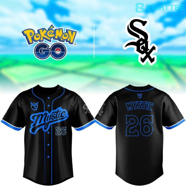 Chicago White Sox Pokémon Go Night Team Mystic Jersey Limited