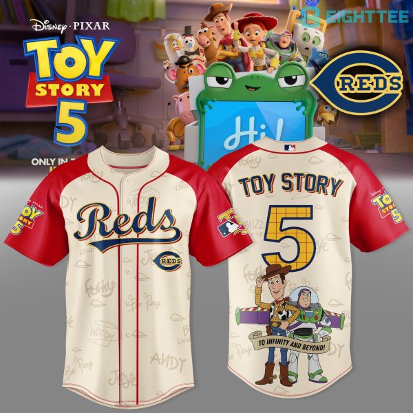 Cincinnati Reds x Toy Story 5 Theme Night Limited Baseball Jersey