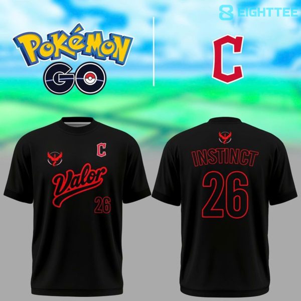 Cleveland Guardians Pokémon GO Night Team Valor 2026 Shirt