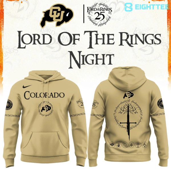 Colorado Buffaloes x The Lord of The Rings Night 2026 Special Hoodie