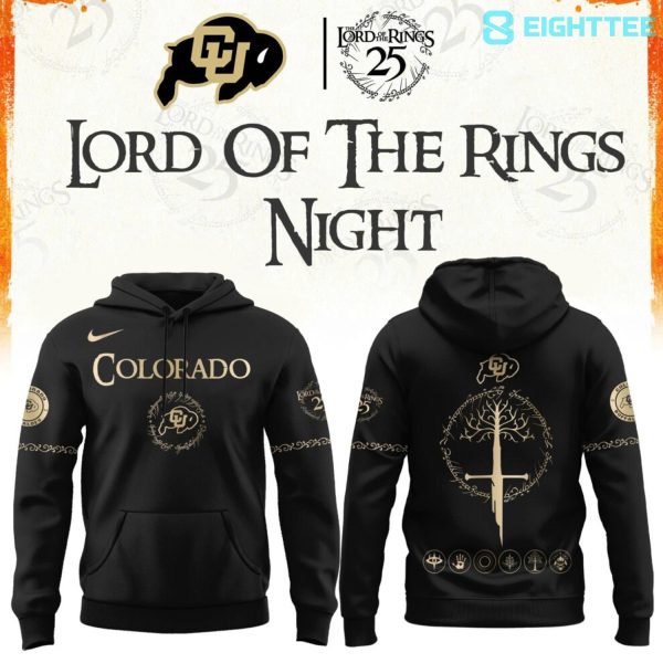 Alternative view of Colorado Buffaloes x The Lord of The Rings Night 2026 Special Hoodie