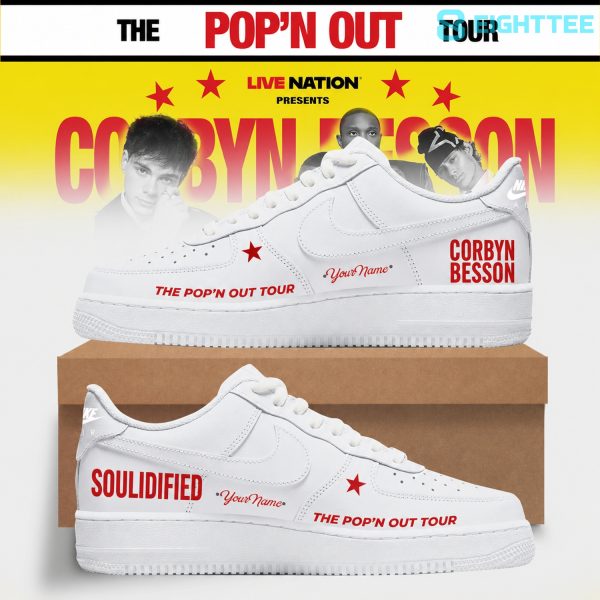 Corbyn Besson x Soulidified The Pop'n Out Tour 2026 Custom AF1 Sneaker