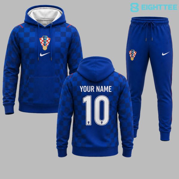 Croatia 2026 FIFA World Cup Away Personalized Hoodie Jogger Set