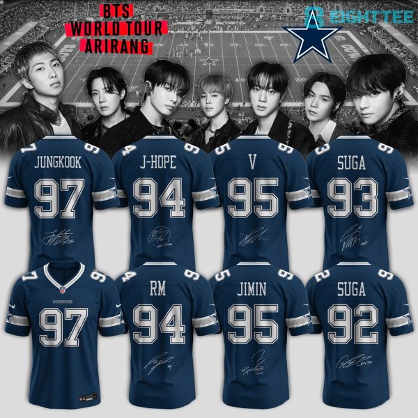 Dallas Cowboys x BTS World Tour Arirang 2026 Football Jersey