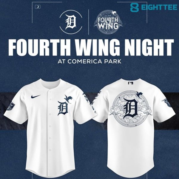 Detroit Tigers 2026 Fourth Wing Night at Comerica Park Baseball Jersey