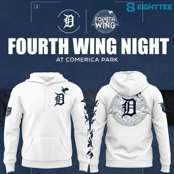 Detroit Tigers 2026 Fourth Wing Night at Comerica Park Hoodie