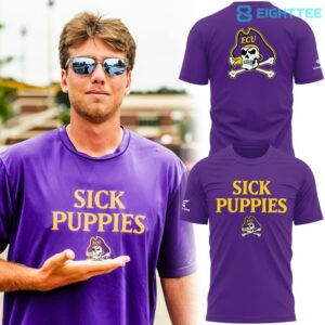 East Carolina Pirates Sick Puppies Limited Edition Shirt by Eighttee.com East Carolina Pirates Sick Puppies Limited Edition Shirt