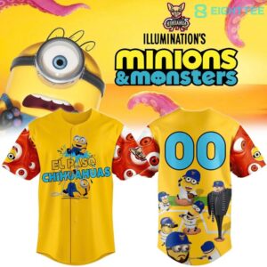 El Paso Chihuahuas x Minion and Monsters Baseball Jersey 2026