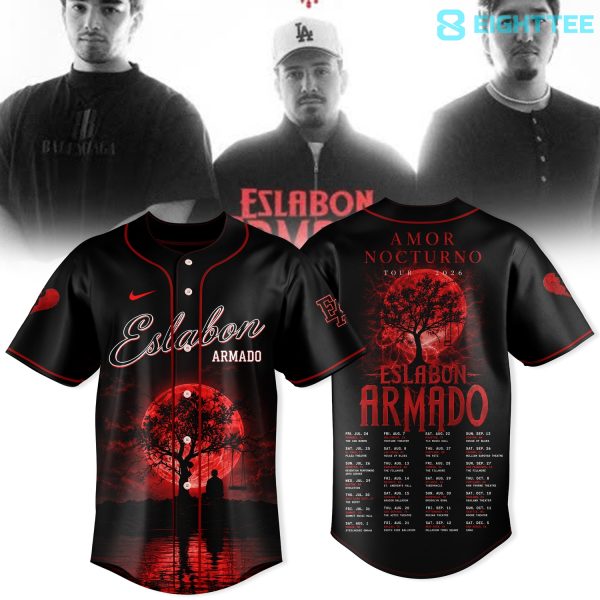 Eslabón Armado Amor Nocturno Tour 2026 Limited Edition Baseball Jersey V2