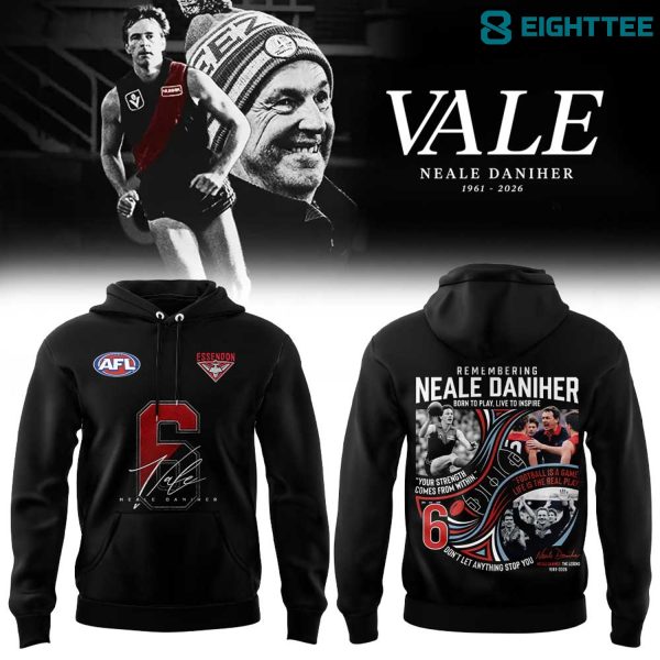 Essendon Bombers Fight MND Neale Daniher Legendary Hoodie