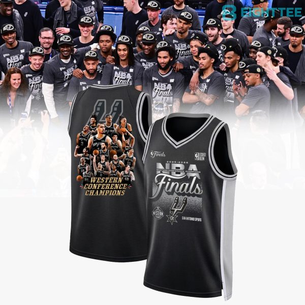 Exclusive San Antonio Spurs 2026 Western Conference Champions Basketball Jersey