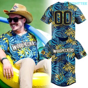Fayetteville Woodpeckers 2026 Margaritaville Night Baseball Jersey