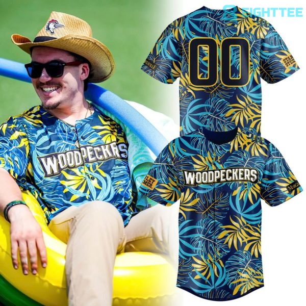 Fayetteville Woodpeckers 2026 Margaritaville Night Baseball Jersey