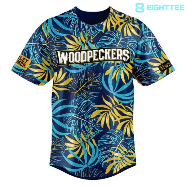 Alternative view of Fayetteville Woodpeckers 2026 Margaritaville Night Baseball Jersey