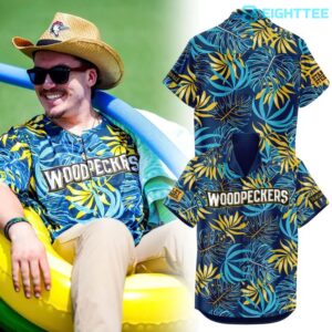 Fayetteville Woodpeckers 2026 Margaritaville Night Hawaiian Shirt