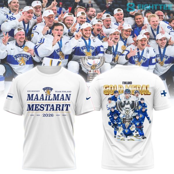 Finland 2026 IIHF Ice Hockey World Champions T-Shirt