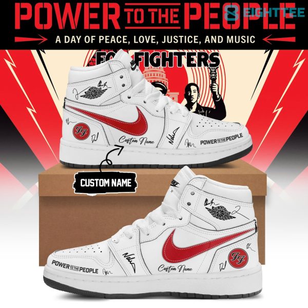 Foo Fighters 'Power to the people' Signature AJ1 Shoes