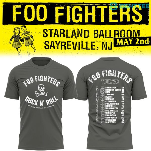 Foo Fighters Starland Ballroom (Sayreville, NJ) Tour 2026 Tee
