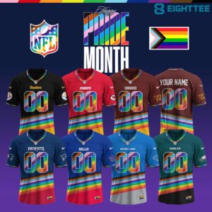 Football All Teams x Happy Pride Month Custom Jersey