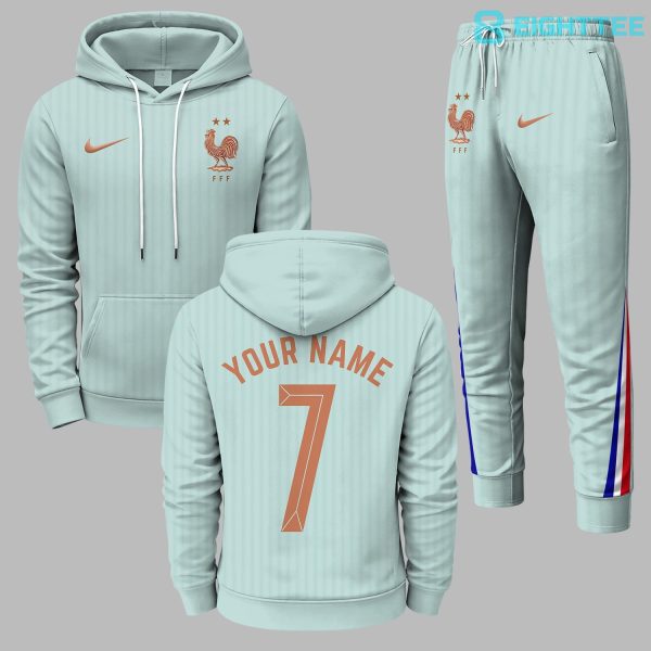 France 2026 FIFA World Cup Away Personalized Hoodie Jogger Set