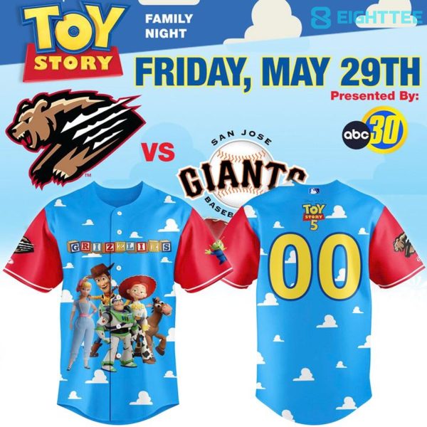 Fresno Grizzlies 2026 Toy Story Night Baseball Jersey