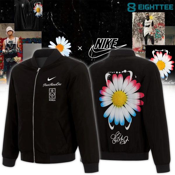 G-Dragon PEACEMINUSONE x Korea Football Team Black Bomber Jacket