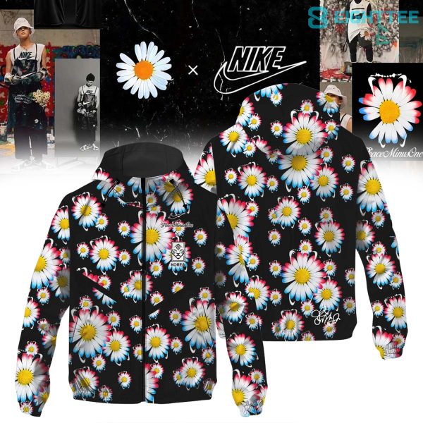 G-Dragon PEACEMINUSONE x Korea Football Team Windbreaker Outdoor Jacket