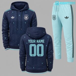 Germany 2026 FIFA World Cup Away Personalized Hoodie Jogger Set by Eighttee.com Germany 2026 FIFA World Cup Away Personalized Hoodie Jogger Set